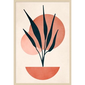 Amanti Art Copenhagen 1978 No 7 by Eins Kubistika Wood Framed Wall Art Print - 1 of 4