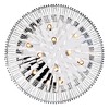 CWI Lighting Claire 10 Light Drum Shade Chandelier With Chrome Finish - 4 of 4