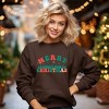 Simply Sage Market Women's Graphic Sweatshirt Merry Christmas Trees - 2 of 4