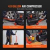 VEVOR 4.8 Gallon Air Compressor, 1.2HP 2.2 CFM@90PSI Oil Free Air Compressor Tank & Max. 116PSI Pressure, 70 dB Ultra Quiet Compressor - 3 of 4