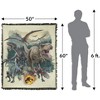 Jurassic World Jurassic World: Dominion Dino Predator Group Blanket 50"x60" Woven Tapestry - 2 of 4