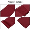 Unique Bargains Chair Sashes Self-Tie 108.27"x6.69" Wine Red 20 Pcs - 3 of 4