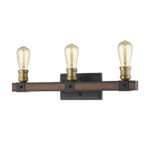 Kirkland 3-Bulb Industrial Pendant Light - Dimmable Steel Fixture for Home & Office - 1 of 1