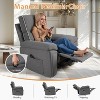 AMERLIFE Manual Recliner Chairs for Adults, Lazy Boy Recliners with Side Pocket, Large Lay Flat Reclining Sofa for Living Room Bedroom - 4 of 4