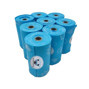 Joyride Harness Premium Leakproof Fresh Scent Cornstarch Biodegradable Poop Bags - 8 Rolls - 1 of 4