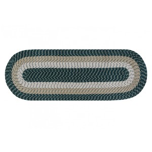 Country Stripe Collection 100% Polypropylene Reversible Indoor Area Utility Rug - Better Trends - 1 of 4