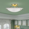 Livex Lighting Oasis 3 - Light Flush Mount in  Polished Brass - 4 of 4