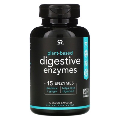 Sports Research Digestive Enzymes, Plant-Based, 90 Veggie Capsules, Dietary Supplements