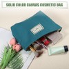Unique Bargains Portable Canvas Zipper Makeup Bags and Organizers 1 Pc - 2 of 4