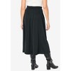 Woman Within Women's Plus Size Ponte Knit A-Line Skirt - 3 of 4