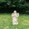 Northlight 17" Peaceful Angel Holding a Rose Outdoor Garden Statue - 2 of 4