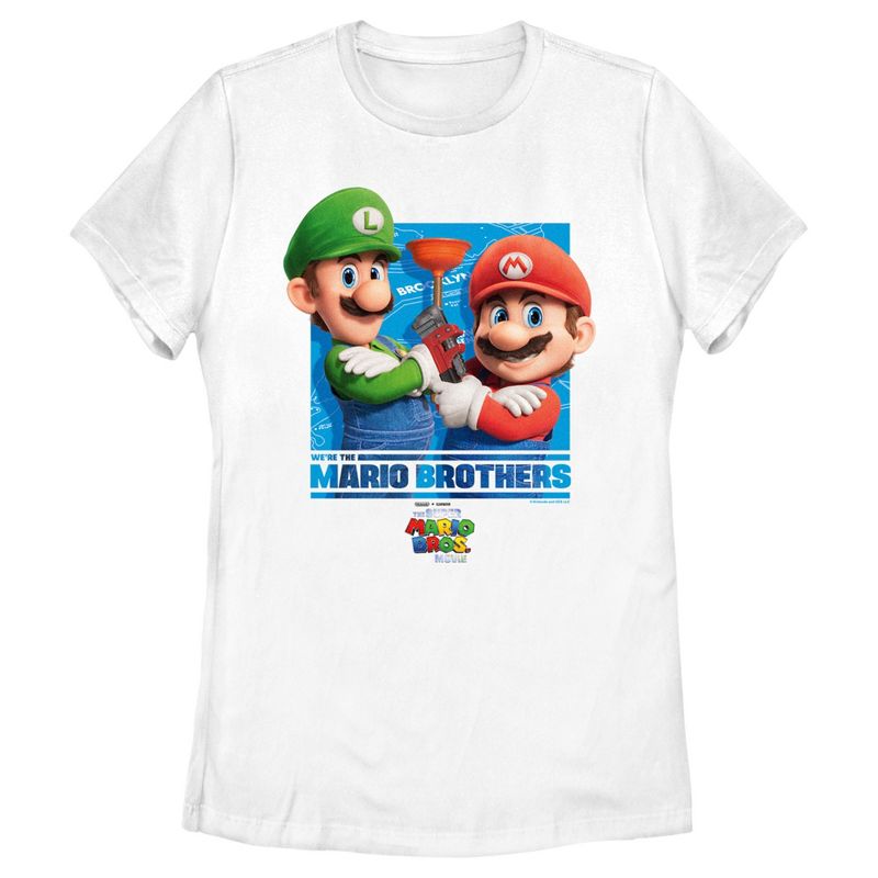 Women's The Super Mario Bros. Movie We're the Mario Brothers T-Shirt, 1 of 5