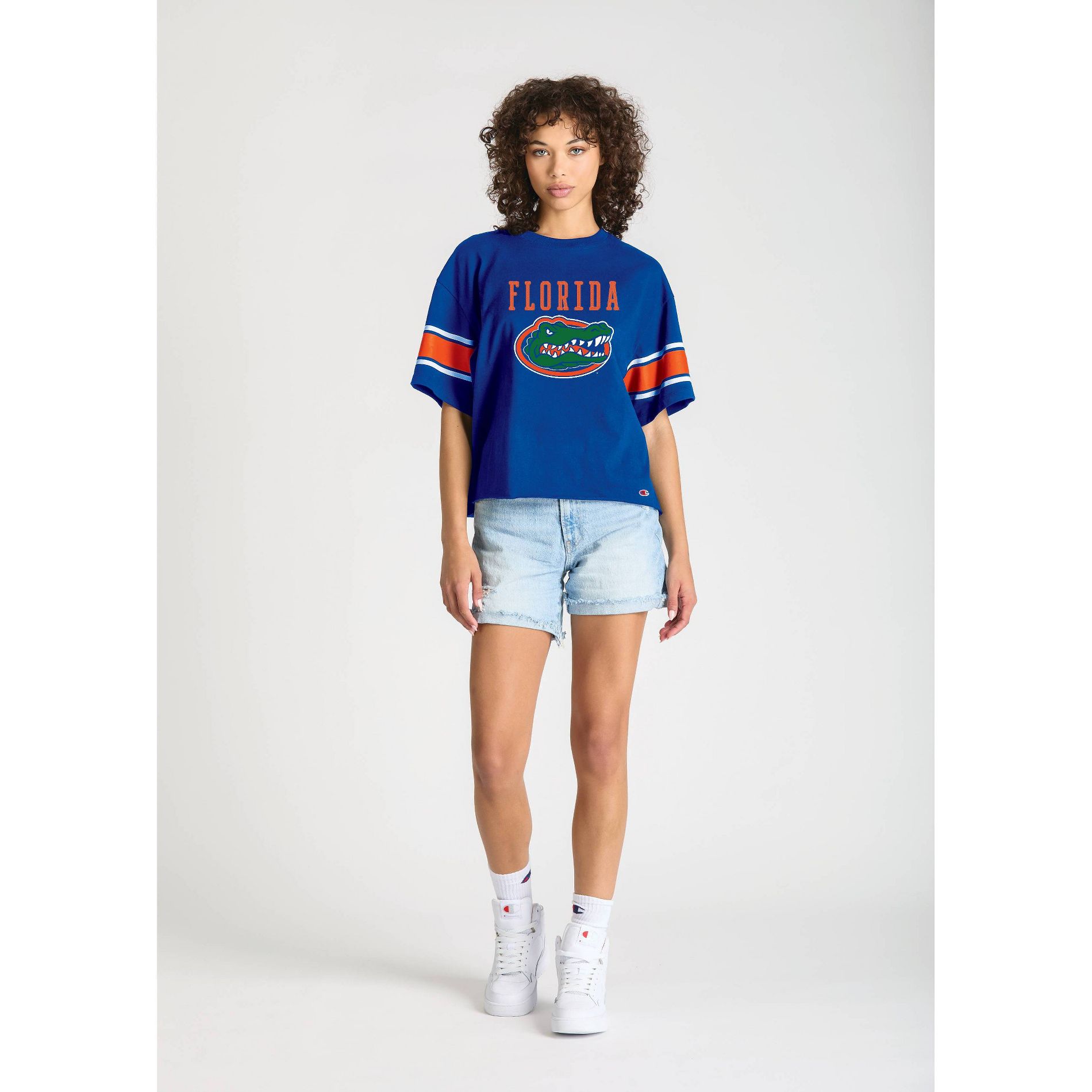 NCAA Florida Gators Women's Champion Sequin Print T-Shirt - M