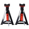 1 Pair 6600 Lbs Capacity Low Profile Lifting Stand with 10 Type Adjustable Heights Auto Repair Shop Axle Lift Stands, Steel Jack Auto Stands - 4 of 4