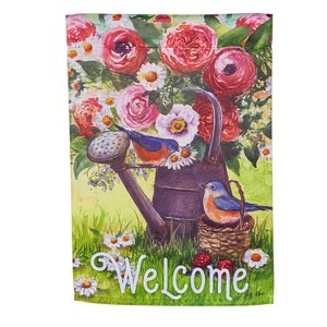 Watering Can Suede Garden Flag - 1 of 1