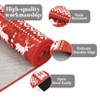 Christmas Bohemian Holiday Rug & Doormat – Soft, Skin-Friendly, Machine Washable, Fit for Bedroom & Kitchen - 4 of 4