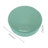 Unique Bargains Round Braces Box with Mirror 1 Pc - 4 of 4
