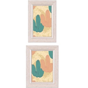 REGALWOVEN Gallery Wall Mounting or Tabletop Display Distressed Wood Grain Photo Frame 2 Pcs - 1 of 4