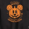Boys' - Disney - Mickey Pumpkin Graphic Long Sleeve Fleece Sweatshirt - 2 of 4