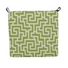 Blazing Needles, 20-inch by 19-inch Patterned Outdoor Chair Cushion - 2 of 2