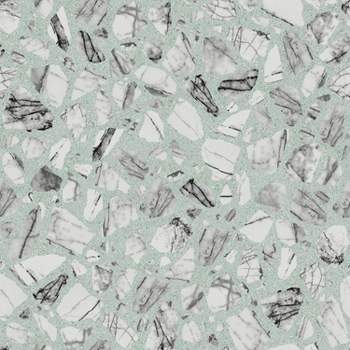 Tempaper Speckled Terrazzo Julep Self-Adhesive Removable Wallpaper Mint