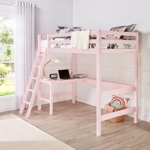 Hillsdale Furniture Twin Kids' Caspian Wood Loft Bed - 1 of 4