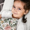 Sweet Jojo Designs Girl Mini Pillow with Pillowcase 12 x 8 in. Vintage Floral Pink Green and Yellow - 4 of 4