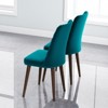 Sevobal Dining Chairs Mid-Century Modern Dining Chairs Set of 2 with Soft Upholstery for Kitchen Living Room, Green, 20"*36"*18" - 4 of 4