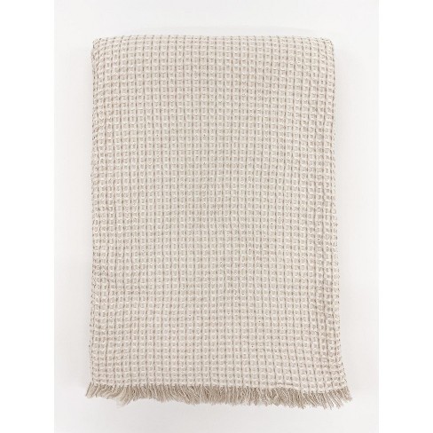 Market & Place 100% Cotton Waffle Weave Bed Blanket : Target