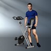 Soozier Foldable Upright Training Exercise Bike Indoor Stationary X Bike with 8 Levels of Magnetic Resistance for Aerobic Exercise - 2 of 4