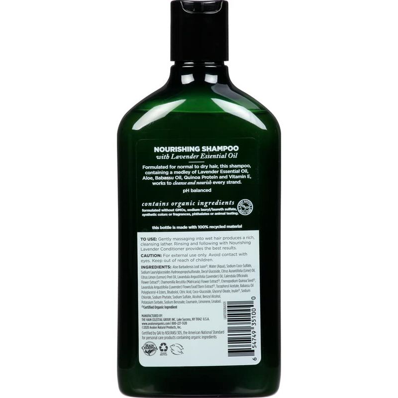 Avalon Organics Nourishing Lavender Shampoo - 11 oz, 2 of 5