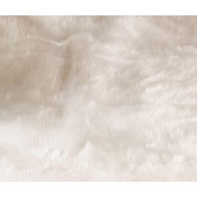Luxurious White Faux Fur Christmas Tree Skirt