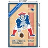 Trends International NFL New England Patriots - Retro Logo 14 Unframed Wall Poster Prints - 3 of 4