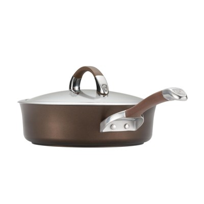 Chocolate Nonstick Aluminum and Stainless Steel 11-Piece Cookware Set