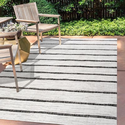 JONATHAN Y Colonia Berber Stripe Indoor/Outdoor Area Rug