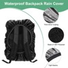 Unique Bargains Waterproof Backpack Rain Cover with a Vertical Reflective Strap for Hiking/Biking 1 Pc - 2 of 4