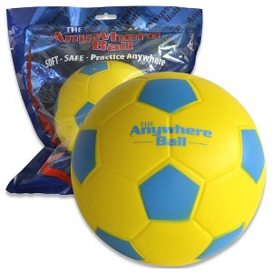 Anywhere Sports The Anywhere Ball -  6" Yellow Foam Soccer Ball for Kids 3+ - 1 of 4