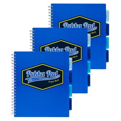 Pukka Pads Vision Letter Size Project Book - Pack 3