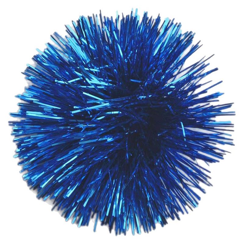 Glossy Gift Pom Bow Royal Blue - Spritz&#8482;, 1 of 2