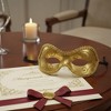 Unique Design I.E. Inc. Eliza - Gold Adult Costume Mask - 4 of 4
