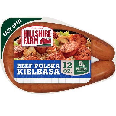 Hillshire Farm Beef Polska Kielbasa Smoked Sausage Rope - 12oz