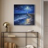 Art Remedy Lighthouse at Night Chic Coastal Wall Art Framed - 2 of 4