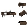 NicBex Wooden Coffee Table with Storage Drawer & Open Shelf,Minimalist End Table,Center Table for Living Room - 3 of 4