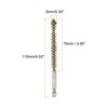 Unique Bargains Sturdy Wear-resistant 1/4" Hex Shank Handle Cleaning Brass Bore Brush - 2 of 4