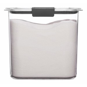 Rubbermaid Brilliance 12 cup Pantry Airtight Food Storage Container: Clear Plastic, Freezer & Dishwasher-Safe - 1 of 4