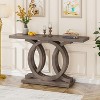 Hommoo 55 Inch Console Table with Geometric Base - 4 of 4