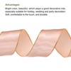Unique Bargains Double Face Wide Satin Ribbon with Gold Edges for Wedding Bouquet - 3 of 4