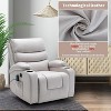 EROMMY PU Leather Recliner Lift Chair with Massage and Heat - image 3 of 4