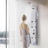 VEVOR Shower Panel Tower System with Rainfall Shower Head, 49 in Brushed Stainless Steel Shower Column, 3-Function Faucet, Silver - 2 of 4
