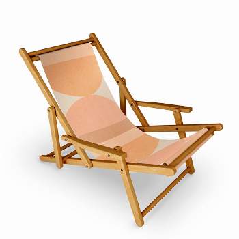 Iveta Abolina Coral Shapes Series II Outdoor Sling Chair - Deny Designs